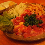 炭火焼鬼火 - 鶏刺身