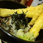 匠家 - 今まで方々でごぼう天をいただいてきましたが こういうアプローチは初めてです。 洋食からの転身ならではですね〜 縦に薄く切ったごぼうは香りよく 歯応えも良好！