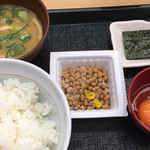 なか卯 - 納豆 ( ´θ｀) 朝定食