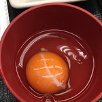 なか卯 - 生卵 ( ´θ｀)