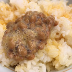 なか卯 - 納豆 ( ´θ｀)