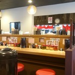 横浜家系ラーメン 一蓮家 - 店内