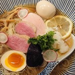 中華そば きなり - 冷やし出汁そば¥880＋味玉¥100