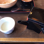 ほり田 - 蕎麦湯