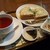上島珈琲店　 - 料理写真:紅茶とランチクロックムッシュのごぼうサラダつき♪