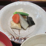 お料理 佐藤 - 香の物、牛蒡の床漬けが意外性あり