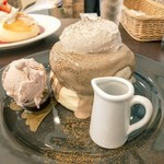 カフェ ドゥ パリ - ほうじ茶パンケーキ