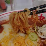 マスダッカルビの麺アップ