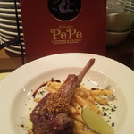 ラクッチーナ ペペ - ラム肉美味しいです