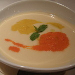 マザーエスタ - 二色パプリカの冷製ポタージュ