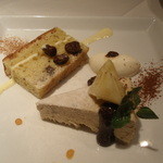 マザーエスタ - バナナのセミフレッドとパウンドケーキ