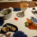 フレンチ割烹 宿 - 魅せる前菜