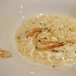 フレンチ割烹 宿 - 桜エビのクリームリゾット
