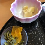 Yofukiya - 筍の煮物と漬物