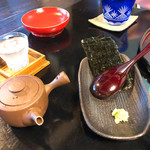 紫仙庵 - 蕎麦がきセット