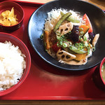 Joifuru - 彩り野菜と島豆腐ハンバーグ定食