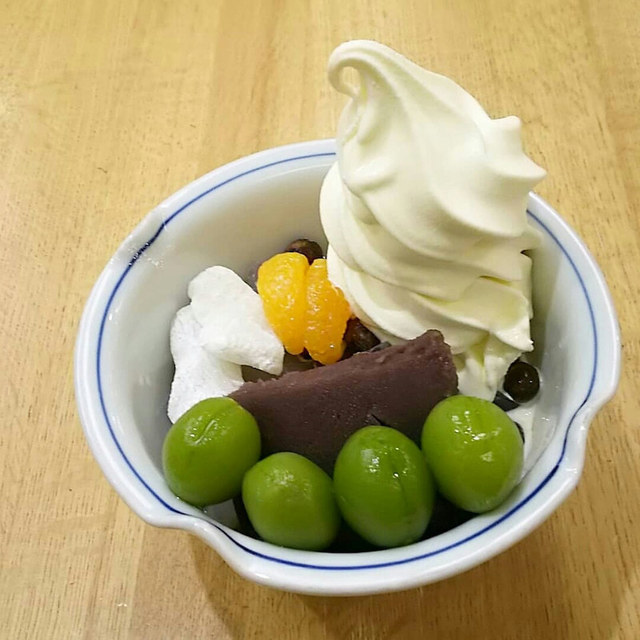 クリームあんみつ 甘味処 和味】 #クリームあんみつ 単品 880円(税込) 抹茶セット