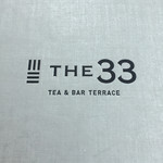 The 33 Tea＆Bar Terrace - メニュー表紙