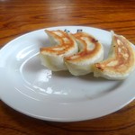 青竹手打ラーメン 日向屋 - 餃子3ｺ