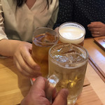 小田原おでん 本陣 - 乾杯〜！