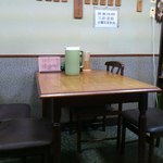 たつ - テーブル席入口側