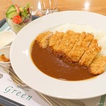 Kitchen Green - 2019年1月　三元豚のロースカツカレー【1080円】ひらぼくとイゾラベーラのコラボ！