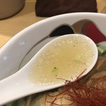 饗 くろ喜 - アッサリ羅臼昆布スープ