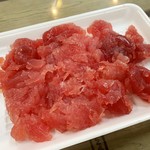 渡邉商店 - メバチマグロのなかおち…税込500円