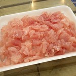 渡邉商店 - ビンチョウマグロのなかおち…税込500円