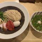 饗 くろ喜 - 味玉塩つけそば（1,300円）2019.5