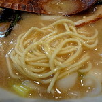 烈志笑魚油 麺香房 三く - 落し蓋　麺