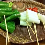 おばんざい　すずき - 野菜の串焼き