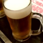 北海亭 - ドリンク写真:【2019.5.20(月)】1杯5円の生ビール