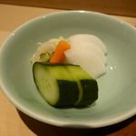 てんぷら 深町 - 香の物