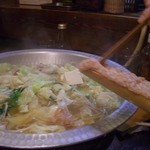 ふくみ屋 - つくね投入