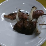 焼き鳥きむら - レバー、砂肝