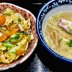 Ramen Tei - 四川丼とミニらーめん（にんにく）のセット