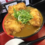 極楽うどん TKU - 鶏天カレーうどん（中盛）（￥950）