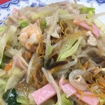 香蘭 - パリパリ細麺に柔らかい餡が絡んで麺が変化するのがいいです