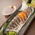 脂ののった〆鯖