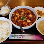 餃子酒場 - 麻婆豆腐定食