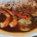 なつめコーヒー - カレーのルーはスープカレーみたいです。