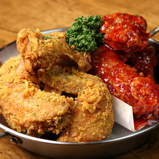 Cセット ハーフ ハーフチキン 4 680円 モンナンカムジャ 2号店 新大久保 韓国料理 食べログ