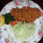 とんかつ あじろ - ロースとんかつ１５０ｇ＠１２００円