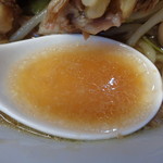 ラーメン二郎 - ショウガのレンゲで