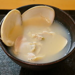 鮨松榮 - 蛤の味噌汁