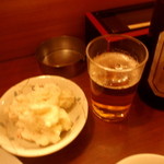 ひょうたん - ビールとポテサラ