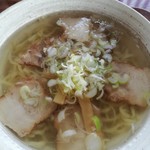 奥裏磐梯らぁめんや - 「会津山塩ラーメン」2019年5月18日