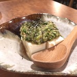 山形料理と地酒 こあら - だし豆腐