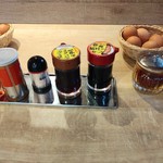 ラーメン東大 - 卓上調味料